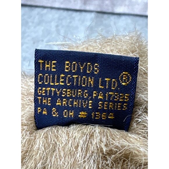 Boyds 1994 Gettysburg PA Plush Teddy Bear 6" Beige Handmade - Picture 5 of 10